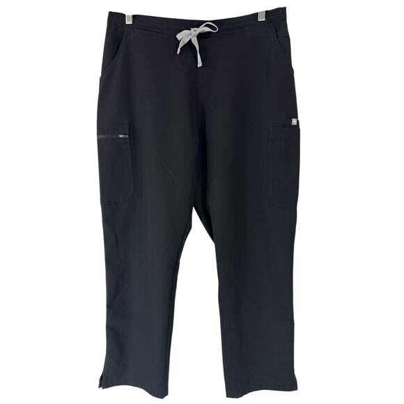 FIGS YOLA Skinny Scrub Pants TW2000P Black Women’s L Petite - Picture 2 of 10